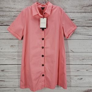 Who What Wear Pink Midi Dress